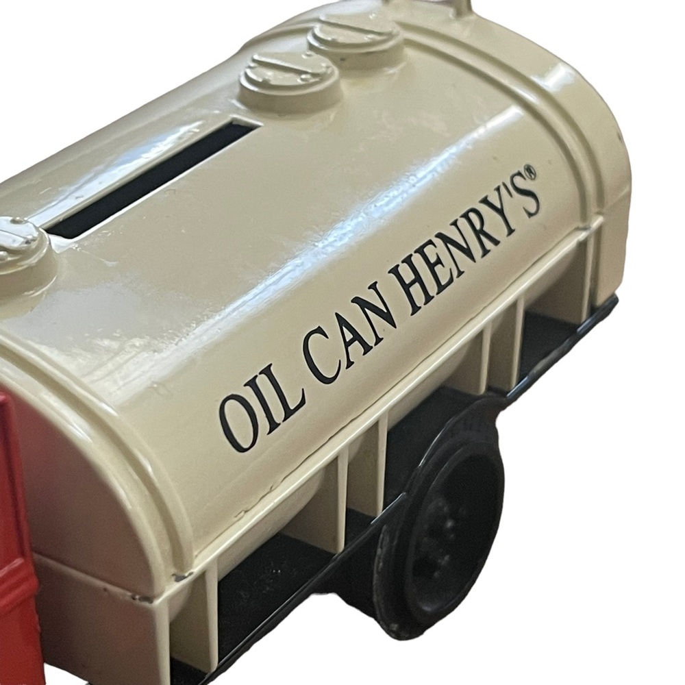 ERTL 1931 Hawkeye Oil Can Henry’s Tanker Diecast Truck Bank Metal Piggy - Picture 8 of 11